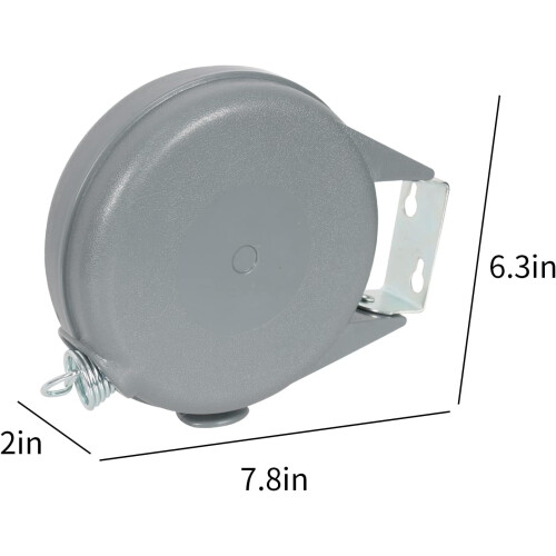 Portable Clothes Drying Line with Indoor Outdoor Laundry Line Function, Retractable Clothesline Featuring Wall Mounted Washing Line Setup, Adjustable 1