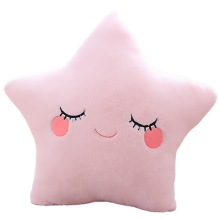 Cute Gift For Kids Room Decor, Star Pillow Battery Operated Glowing Stars Plush Toy, Soft Touch Comfortable Hug, Decorative Space 40 X 45 Cm