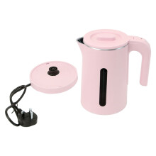 Czajnik elektryczny ze stali nierdzewnej, 2 l, szybkie gotowanie, 2000 W, automatyczne wyłączanie, podwójne ścianki, zabezpieczenie przed