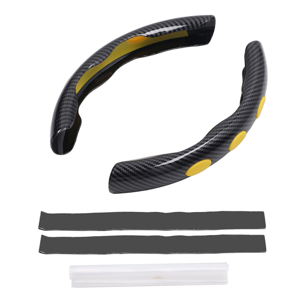 Carbon Fiber Steering Wheel Cover For Car Universal Fit Non Slip Design Heat Resistant Durable Material Sporty Aesthetic Ergonomic Design 9358999282459