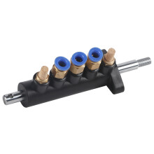 Valve de commande d'air à pédale pour machine à démonter les pneus, outil et accessoires, tige en alliage d'aluminium, silencieux de diamètre,