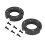Kit de elevação compatível com Toyota Tundra, kit de nivelamento dianteiro de 2 polegadas com espaçador de alumínio revestido a pó preto, 7