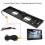 Caméra de recul avec éclairage LED intégré, grand angle de vision, compacte et fine, étanche, vision nocturne haute définition. 7