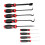 Car Oil Seal Removal Tool Kit 9pcs - Hook Puller & Scraper Durable Steel 9