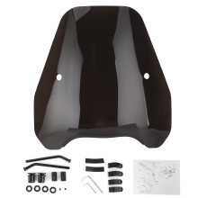 Aerodynamische Motorrad-Windschutzscheibe für verbesserte Leistung, stilvolles Aussehen mit klassischem Retro-Verkleidungs-Look, hergestellt aus