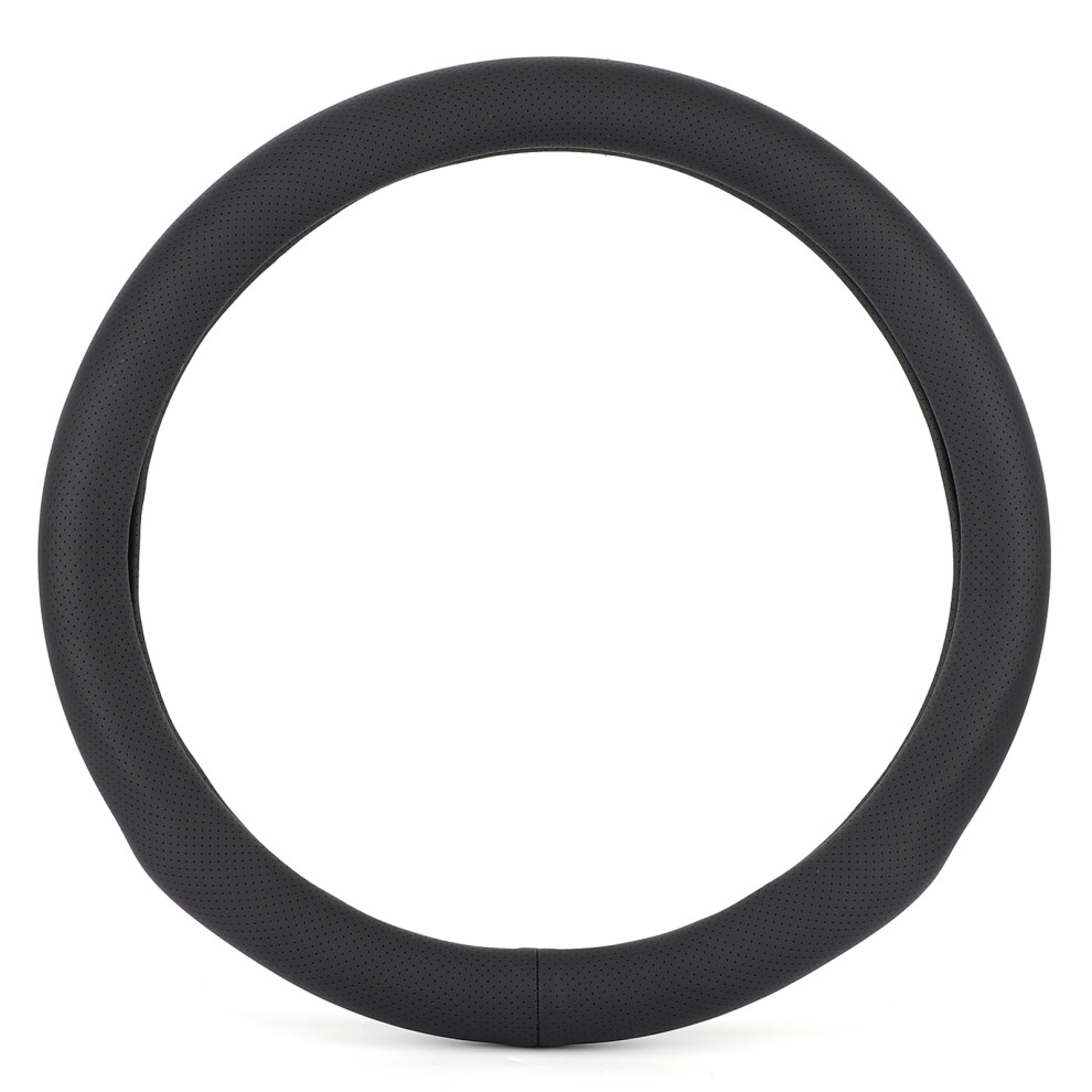Breathable Steering Wheel Cover Ergo Design Uni Fit High-Quality Leather Non Slip Dur Elastic Mat Comfy Grip For Cars Trucks Suv Van 15 Inch 9190834420523