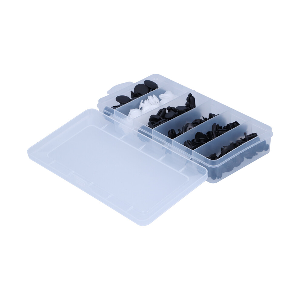 Car Body Fasteners 100Pcs Push Rivets 6 Sizes For Fender Hood Dash Panels 9481378775904
