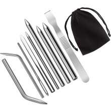 Essential Paracord Crafting Kit, Stainless Steel Needles For Leathercraft Needle Tasks, Complete With Paracord Smoothing Tool For Hassle-free Diy Craf