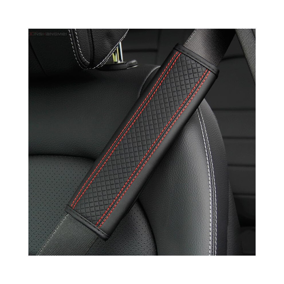 Car Seat Belt Cover 2Pcs Leather Comfort Pads For Mg Hs Mg3 Mg5 Mg6 Mg7 Zs Gs Mg4 Safety Shoulder Strap Protection 9189345932564