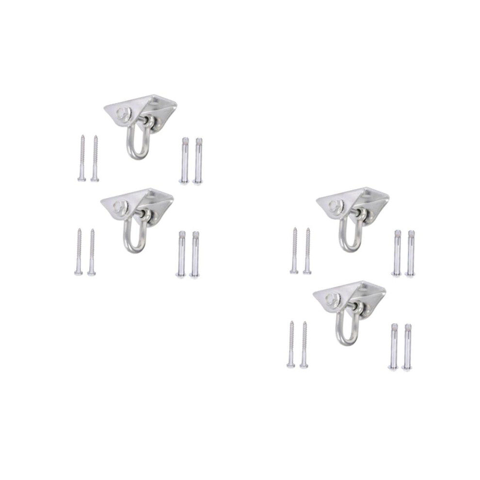 Stainless Steel Hooks For Hanging Hammock Swing Yoga Swing Hangers Silver 2 9412369871831