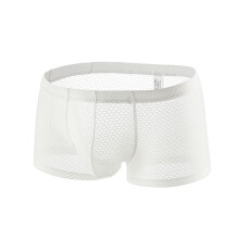 Sexy Lingerie Cool Nightwear Breathable Sexy Briefs Underwear Men's Mesh Underwear Underwear and Lingerie Sexy Lingerie Sets White XL