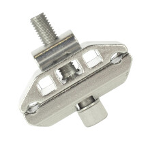 Aluminium Alloy Bike Seatpost Clamp Head, Post Mount Screw Connector, Fits Most Seatposts, Bicycle Saddles