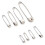 460Pcs Safety Pins 7 Sizes Iron Reusable Multi-purpose Sewing Handwork Assorted 3