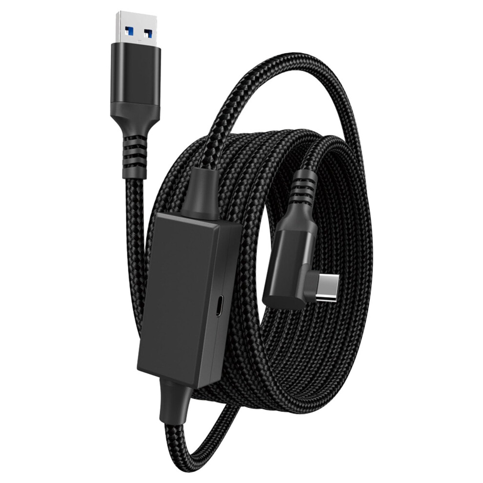 Reinforced 90 Degree Angled Vrs Data Cable 5M Flexible Lshaped Headsets Connectors Compatible With Four Pc Vr Headsets 9189345933004