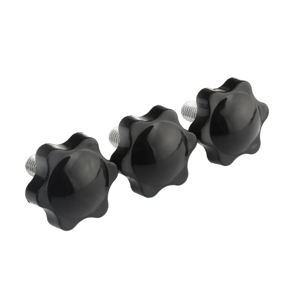 Carbon Steel Thumb Screws M4m12 With Ergonomic Star Knobs And Slipresistant Grip 35Mm 9365049771245