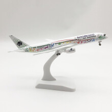 Model airplane Mexico B787 aircraft model in scale, model jet airplane, collector's items, resin diecast aircraft model for the collection (7.9in).
