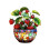 Modern Stained Acrylic Potted Flowers Window Hanging-05 1