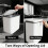 Suspended Wastebasket With Double Opening Approaches Space-S 4