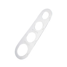 Mesure ergonomique de conception de trou du dispositif-Argent