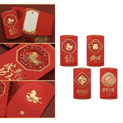 Chinese New Year Card With Envelope-Success immediately 2