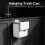 Suspended Wastebasket With Double Opening Approaches Space-S 5