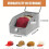 Quick Access Zippers Design Baseball Cap Holder Dustproof-A 4