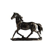 Statue de cheval en résine, Sculptures décoratives,- signe Hor