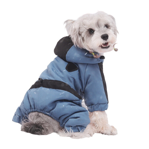 Combinaison robuste pour animaux de compagnie-Bleu marine 2XL