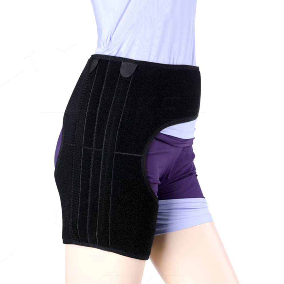 Hip Brace, Sciatica Pain Relief, Thigh Hamstring, Compression Support, Wrap Stabilizer For Groin Arthritis, Bursitis, Sciatic Nerve Pain For Unisex, L 9412369872890