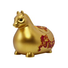 Plastic Money Banks,Piggy Banks Horse-Gold is not desirabl S