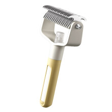 Brosse de toilettage pour chien, pour épilation lâche,-Jaune