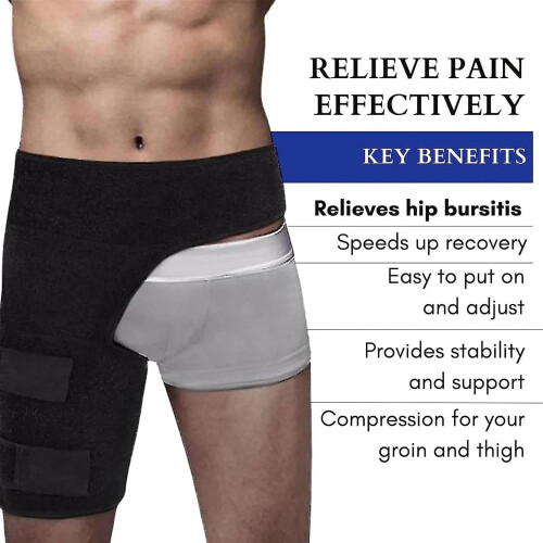 Thigh Compression Sleeves, Breathable, Rapid Recovery Groin Protection (Red) 2