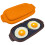 Quick Breakfast Maker for Microwave Ovens 2 in 1 Eggs-Yellow 1