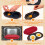Cuiseur à micro-ondes pour œufs, Steak, Bacons, cuisson-Rouge 4