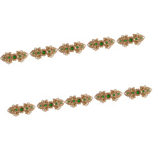 10 Stück Legierungs-Cheongsam-Knotenknöpfe, chinesische-A