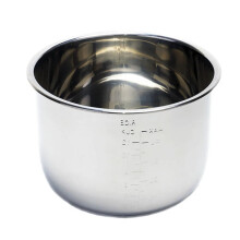 Rice Cooker Inner Pot 8L Stainless Steel Liner, 108.5181mm Diameter, Fits 8L Models