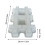 Reusables Plastic Lawn Tile Mold For Cost Effective Garden 3