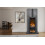 Acantha Horizon Electric Stove with Log Storage in Black 2