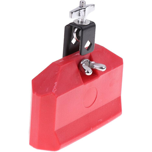 Cow Bell ABS Plastic Cowbell Cattlebell Drum Percussion Musical Accessory  Red 2