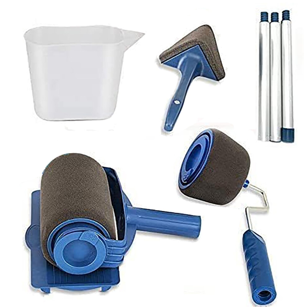 6Piece Paint Roller Set With Measuring Cup, Edge Roller, Corner Paints 9412369874573