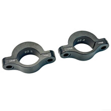 Bicycle Handlebar Rest Clamp 22.2mm Diameter Secure Fit, Anti Slip Pads, Aluminum Construction