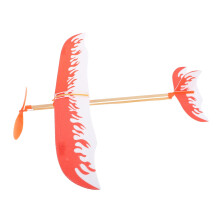 Powered Aeroplane Model Outdoor Aeroplane Intelligent Dolls Badminton Flight Models Bird Thrower Model Kits for Aircraft Foam Red