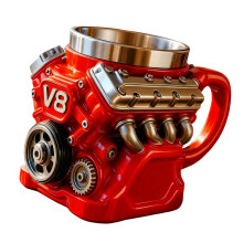 Automotive Style Drinkware Insulated Engine Design Cup-8