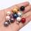 Multipurpose Pearls Fasteners Flat Base Sewing Clip-champagne 5