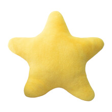 Oreiller en peluche en forme d'étoile, décoration de-Jaune