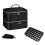 Portable Nails Polish Storage Case Double Compartment-Black 1