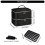 Portable Nails Polish Storage Case Double Compartment-Black 6