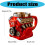Nonrust Steel Lined Resin Mugs Retro Engine Shape Large-6 2