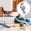 Adjustable Height Steel Metal Flatbed Roller-rubber wheel 5