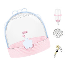 Travel Use Bird Cage With Ventilation Holes And Removable-Pink
